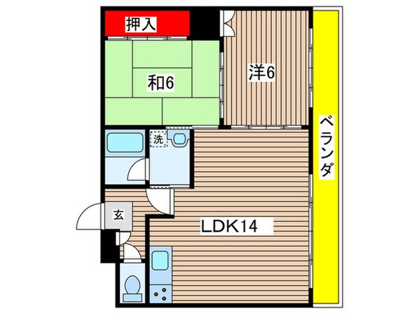 メゾン太秦の物件間取画像